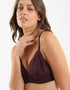 Cotton bralette with elastic straps